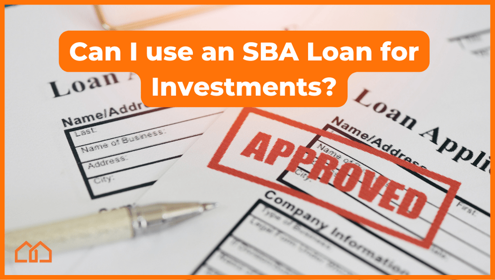 sba loan for investments or not